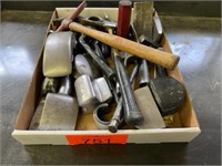 Assortment of Auto Body Repair Hammers, and