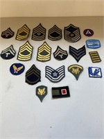 Collection of (20) Patches, Military, etc…