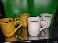 (4) Artimino coffee mugs
