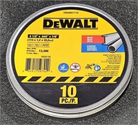 DeWalt 4 1/2" x .045" x 7/8" Type1 Metal Stainless