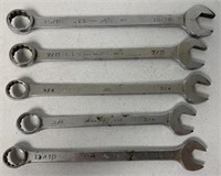 5 MAC Combination Wrenches,11/16-15/16"