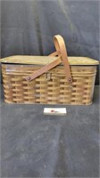 Vintage tin picnic basket