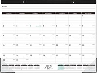 2023-2024 Desk Calendar  22'x17'  Black