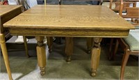 (N) Antique Dining Room Table 43” x 43” x 28”