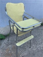 Vintage Chrome High Chair