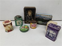 Selection of Vintage Tins