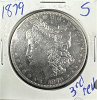 1879-S 3rd Rev Silver Morgan Dollar