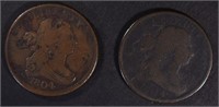 1804 AG & 1804 FINE HALF CENTS