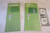 Standard Oil Maps Pueblo~Colorado 1970 Oil Advert.