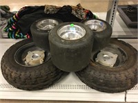 Assorted tires. 2 Small hoosier and more