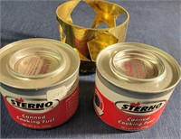 Sterno cans and Sterno Holder