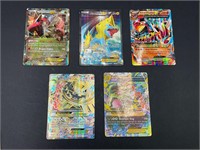 Lot of 5 Pokemon Game Trading Cards