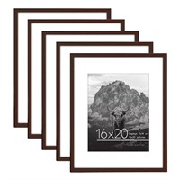 Americanflat 16x20 Picture Frame Set of 5 in Mahog