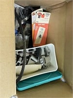 box of train parts N scale