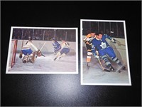 2 1964 Toronto Star Hockey Stars in Action Toronto