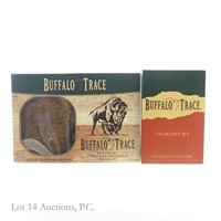 Buffalo Trace Cigar Gift Set & Ashtray