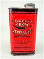 Vintage Metal Can - Stanley's Crow Repellent