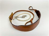 Leather Sling and Whistle