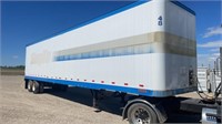 1992 Fruehauf 48' Tandem Axle Dry Box Trailer