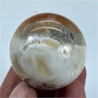 413 CTs Top Quality Honey Calcite Sphere