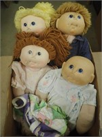 (4) Cabbage Patch Dolls w/ Extra Clothes!