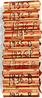 (10) Rolls 1930's Wheat Cent Penny Lot