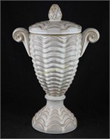 Roman 19" Ceramic Ornamental Lidded Urn