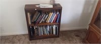 2 Tier Bookshelf + Books