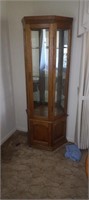 Modern Oak Curio cabinet