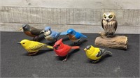 Lot Of Plastic Bird Figures