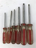 Pack of Sears Hex Top Screwdrivers