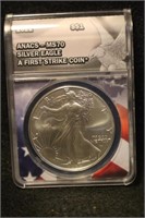 2022 MS70 Type 2 1oz .999 Pure Silver Eagle