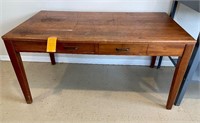 Vintage Wood Desk 60”x34”