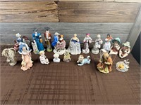 Lot Of 18 Figurines Statues Avon Japan Homco