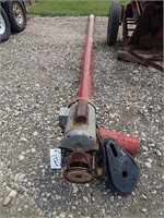 5" x 15' Auger with a 1 hp motor; works per selle