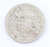 1960 Mocambique 20 Escudos Coin