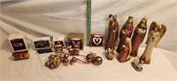 Wooden Nativity Scene, Collector Ornaments