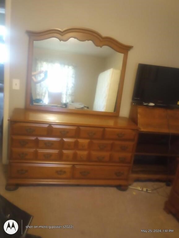 Pine Dresser with Mirror