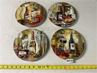 4- Sakura Wine Collectible Plates