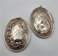 Two Towle Sterling Christmas Ornaments