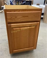 Hampton Bay Medium Oak 21” Cabinet $185 Retail