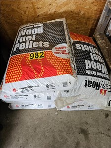 7- 40LB Bags of premium wood pellets