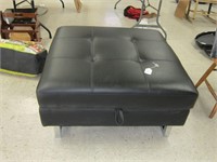 LARGE UPHOLSTERED OTTOMAN WITH STORAGE
