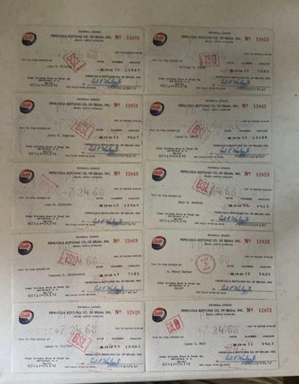 VINTAGE PAPER ITEMS-PEPSI/CHECK THEM OUT