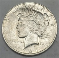 1927-S Peace Silver Dollar XF