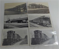 Lot of Vintg. Railroad Post Cards