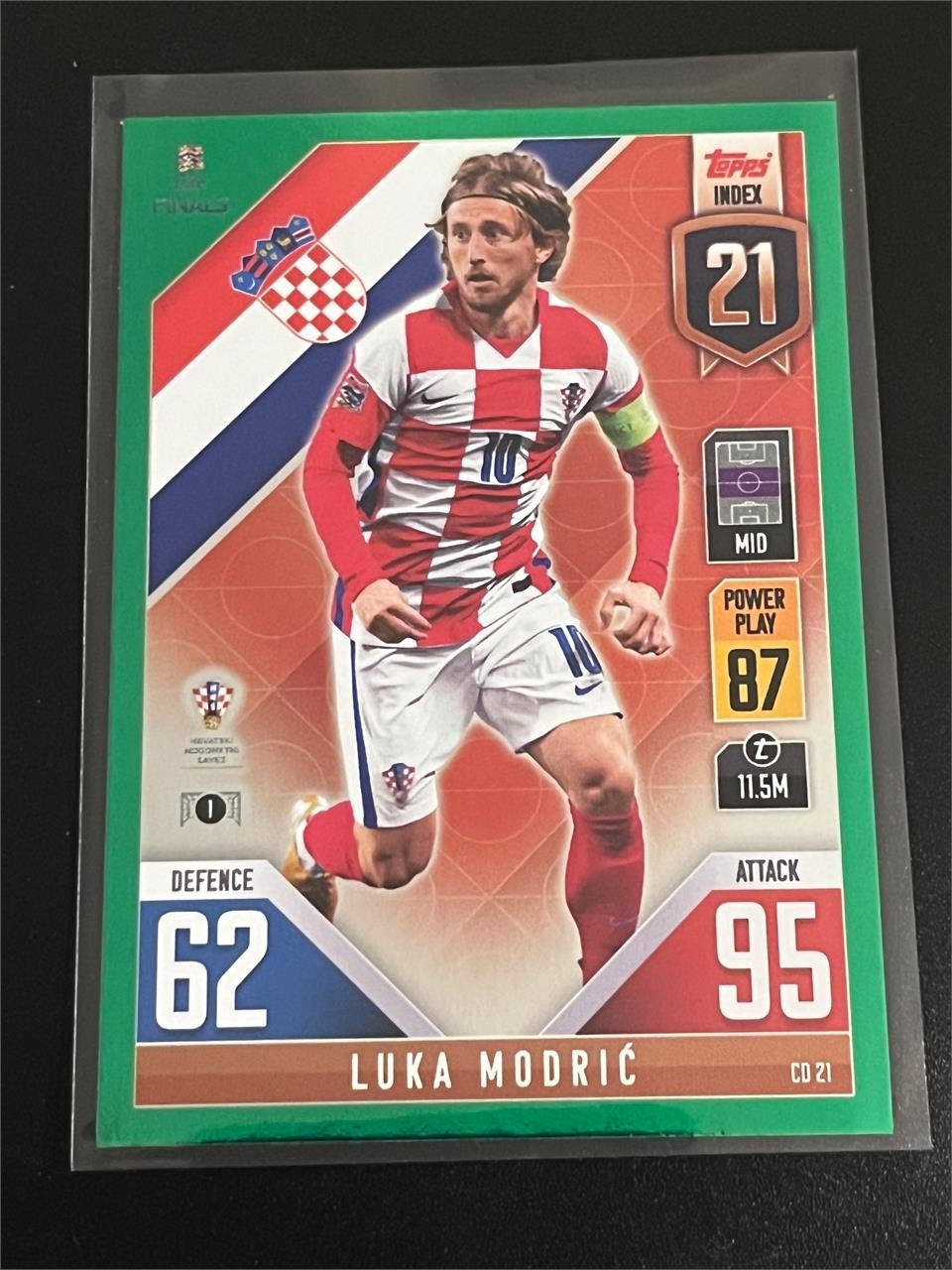 Luka Modric Attax Green