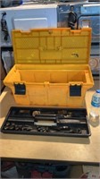 Rubbermaid Tool Box Full of Stanley Tools