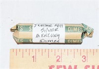 COINS - 5 DOLLAR ROLL MERCURY DIMES