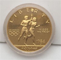 1984 Gold Ten Dollar Coin, Olympics In Los Angeles
